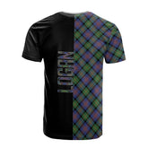 Logan Ancient Tartan T-Shirt Half of Me - Cross Style